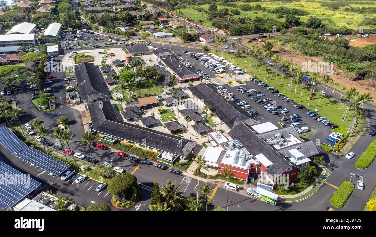 Coconut Marketplace, Shopping Mall, Kapaʻa, Hawaii Stock Photo Alamy