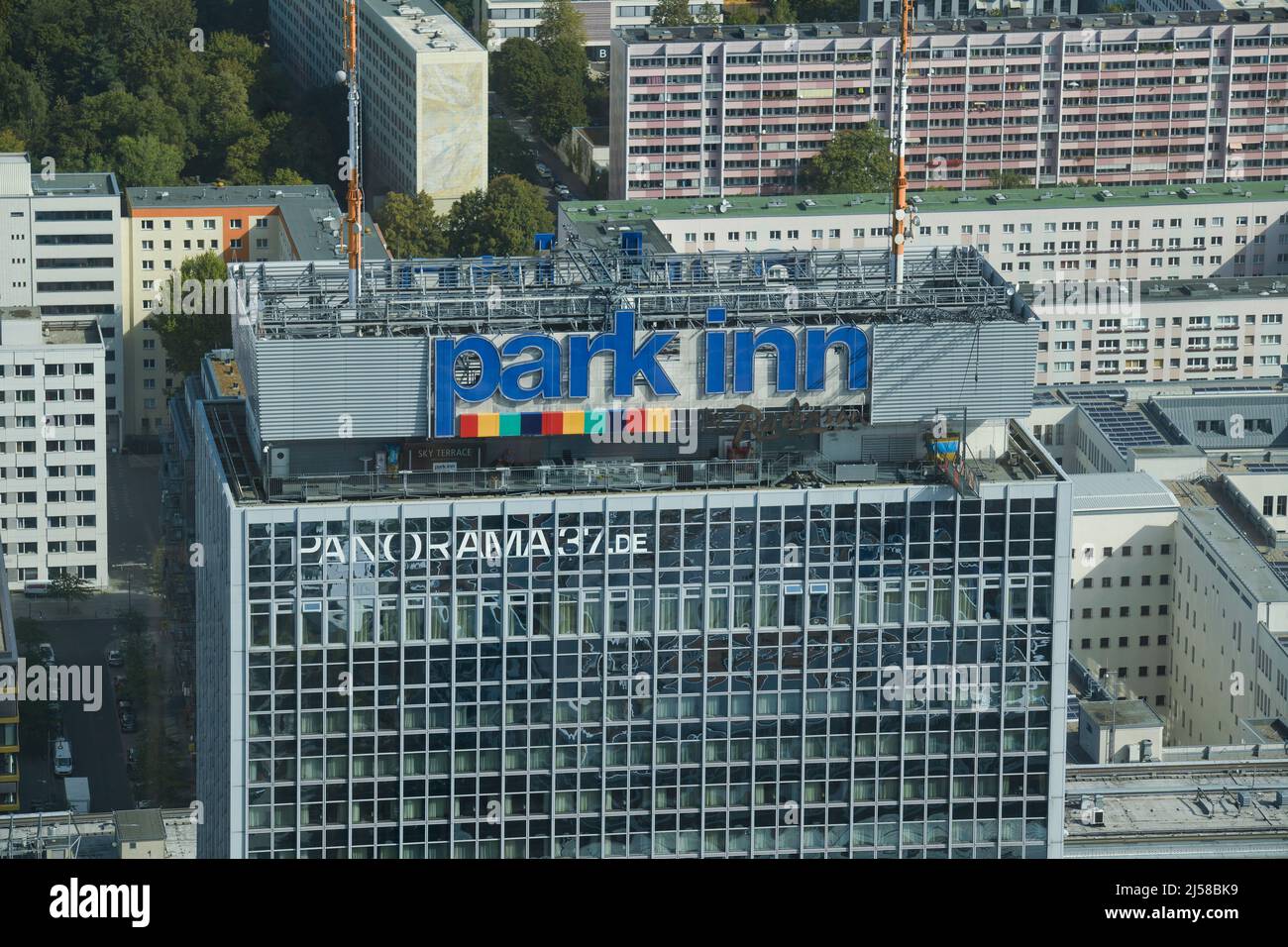 Park Inn Hotel, Alexanderplatz, Mitte, Berlin, Germany Stock Photo