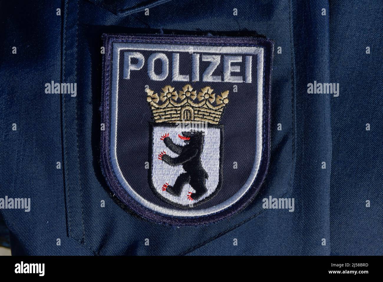 Logo, Shirt, Uniform, Berlin Police Stock Photo - Alamy