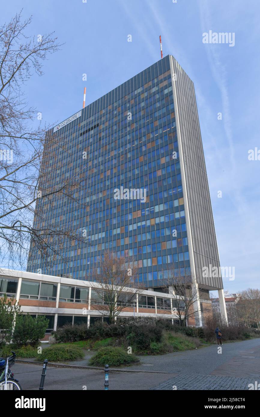 Postbank high-rise, Hallesches Ufer, Kreuzberg, Friedrichshain ...