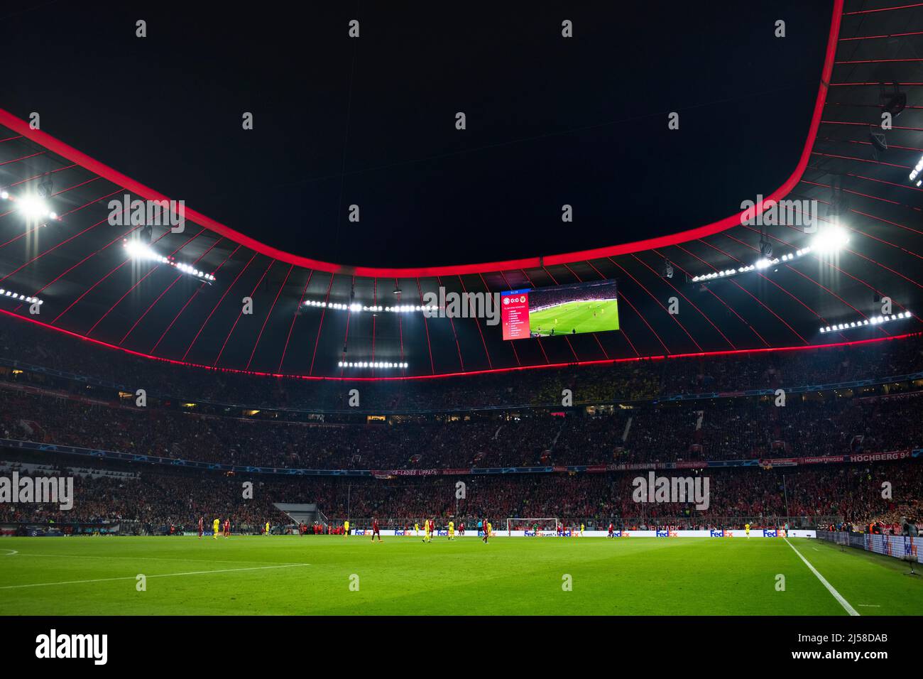 Stadionuebersicht, Champions League, Allianz Arena, Muenchen, Bayern ...