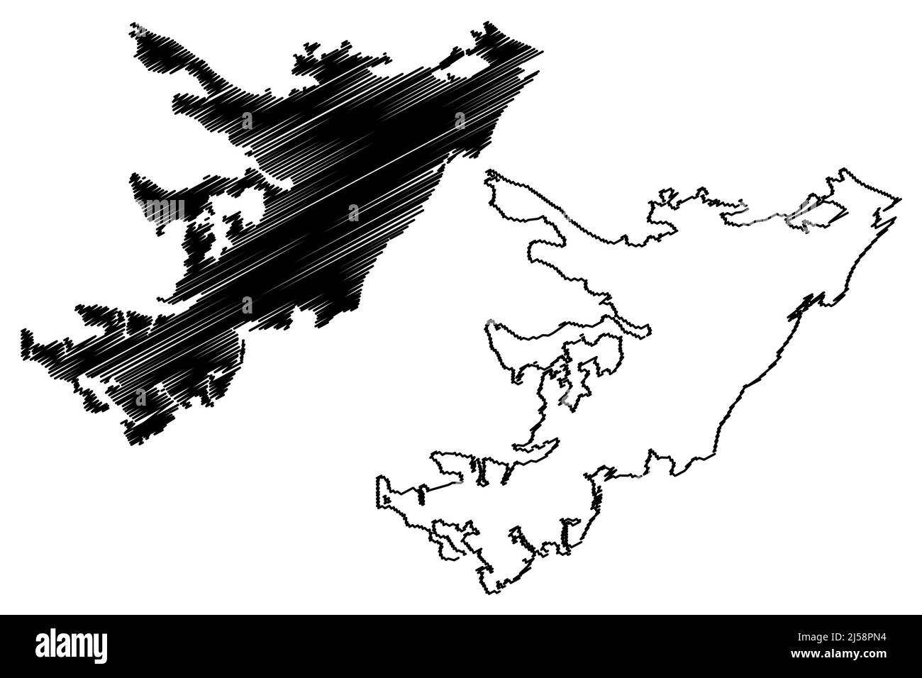 West Falkland Island (falkland Islands, South And Latin America, United 