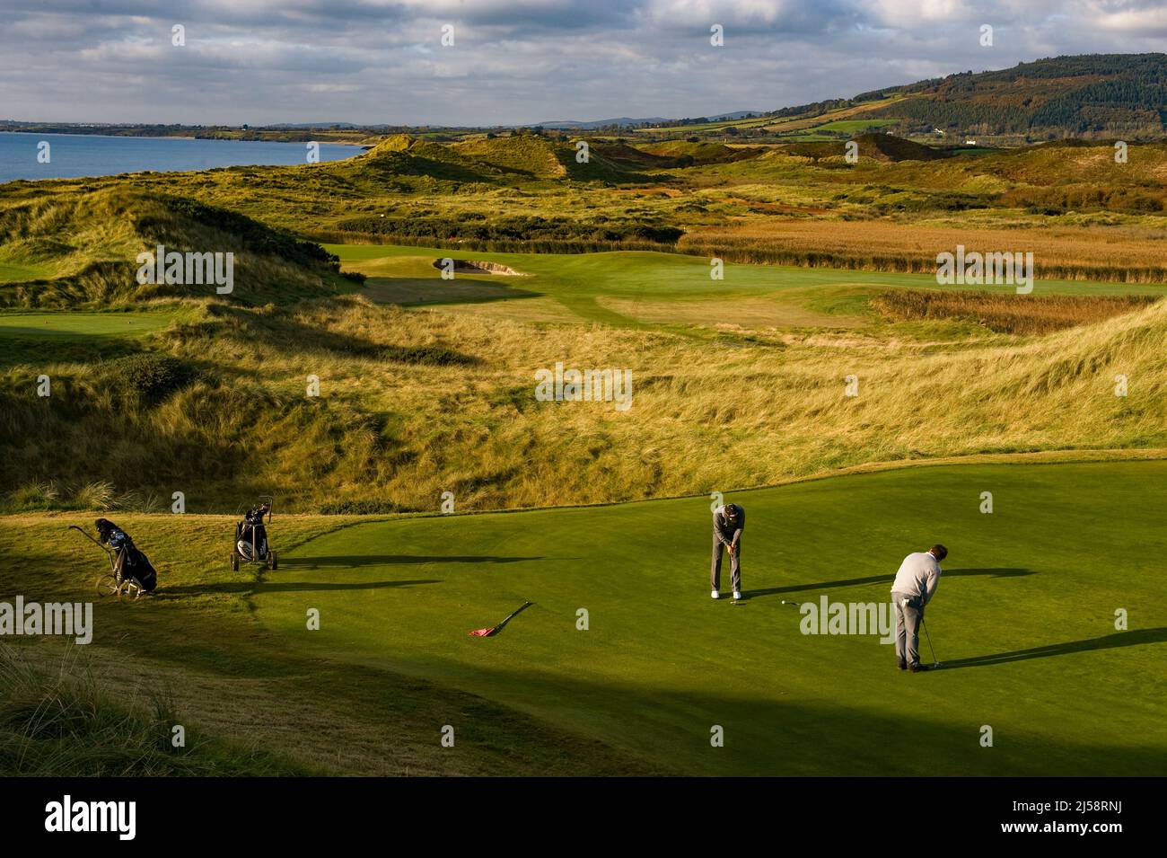 Pat Ruddys European Club, championship golf club in County Wicklow, Ireland Stock Photo