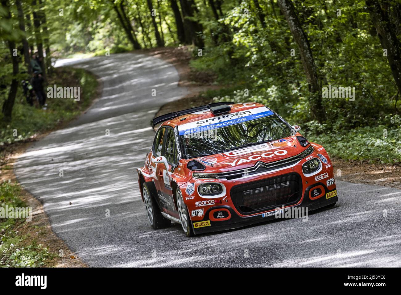 21 ROSSEL Yohan (fra), SARREAUD Valentin (fra), Citroen C3, action ...