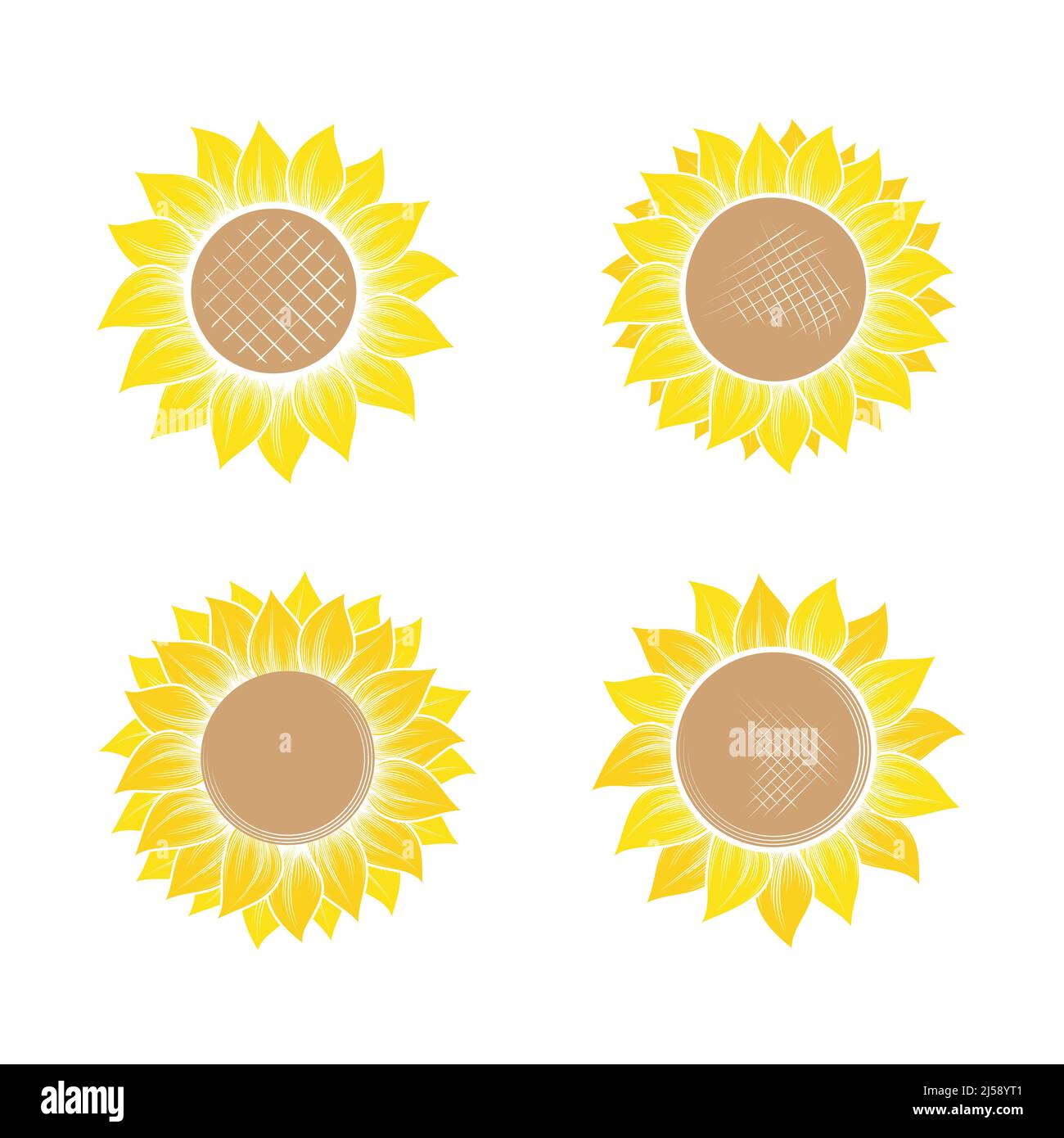 Ukrainian sunflower art Stock Vector Images - Alamy