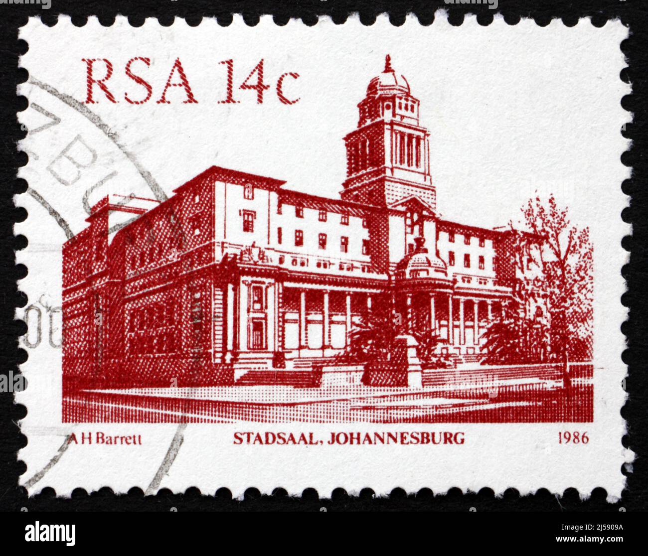 SOUTH AFRICA CIRCA 1986 a stamp printed in South Africa shows