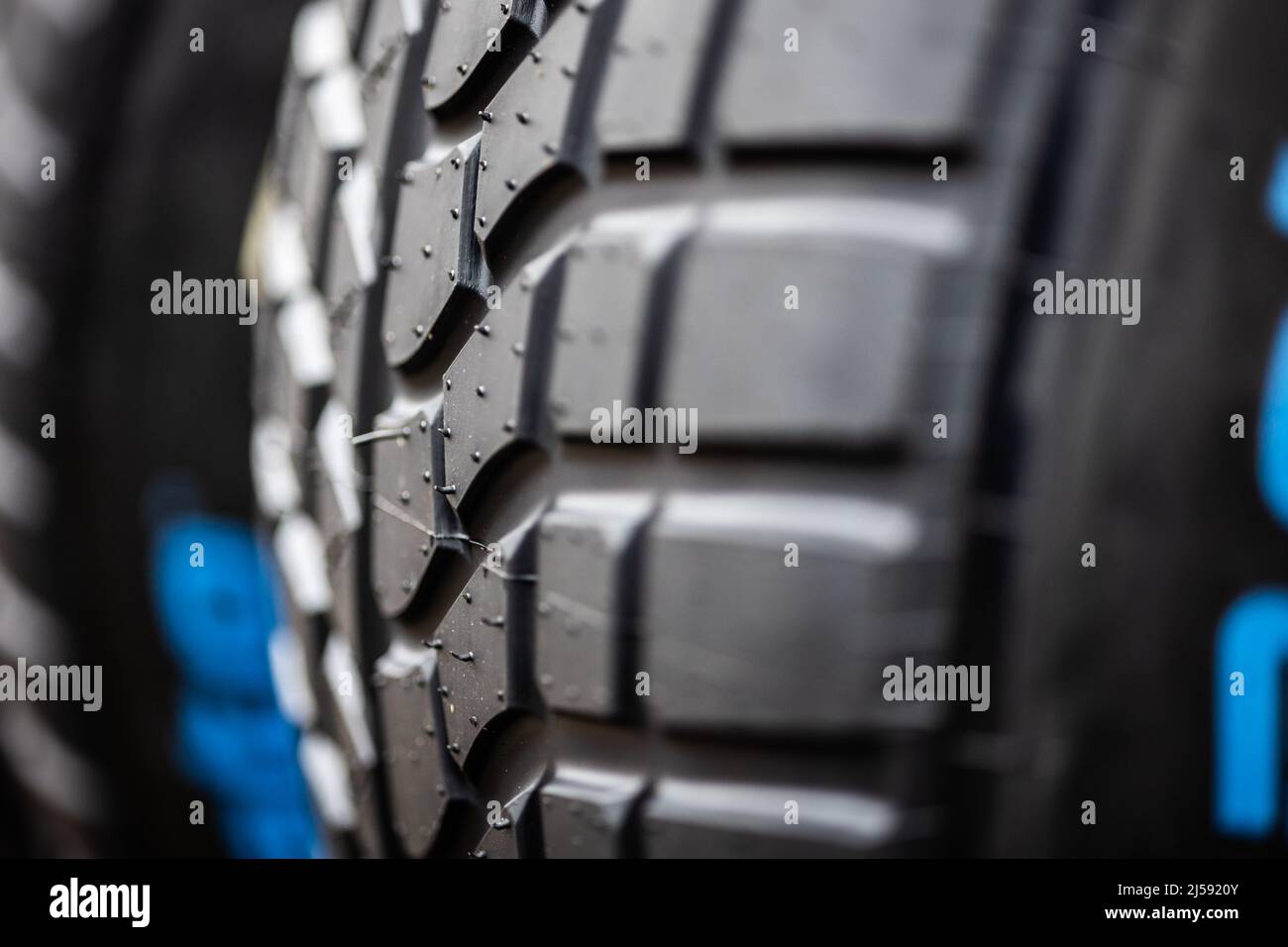 Pirelli wet tyres during the Formula 1 Grand Premio del Made in Italy e dell'Emilia-Romagna 2022, 4th round of the 2022 FIA Formula One World Championship, on the Imola Circuit, from April 22 to 24, 2022 in Imola, Italy - Photo: Germain Hazard/DPPI/LiveMedia Stock Photo