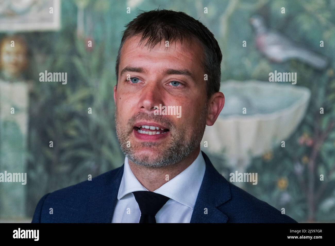 Pompeii director Gabriel Zuchtriegel during The exhibition "Art and