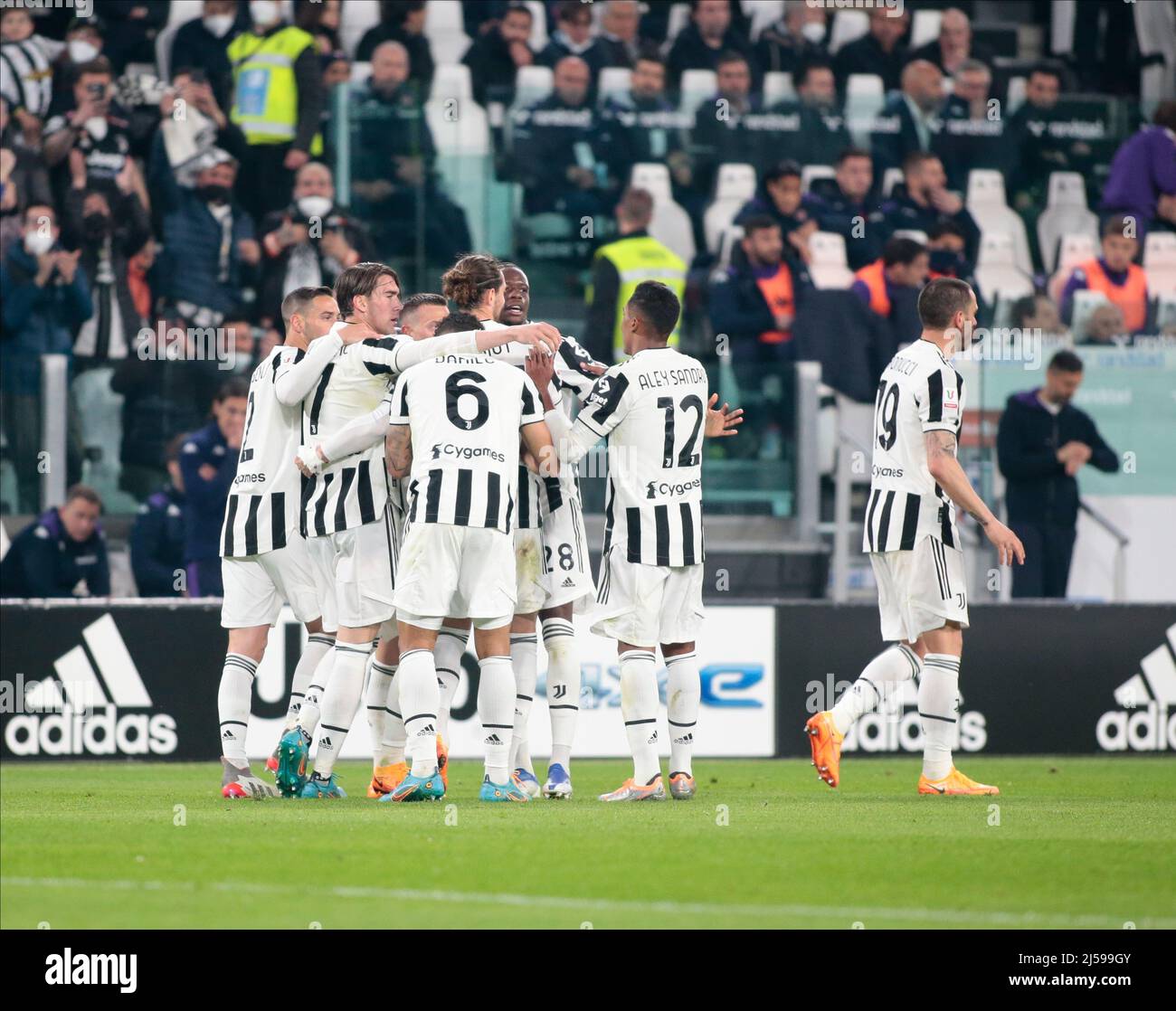 Juventus Fc Acf Fiorentina Allianz Stadium Turin/Italy Stock Photo - Alamy