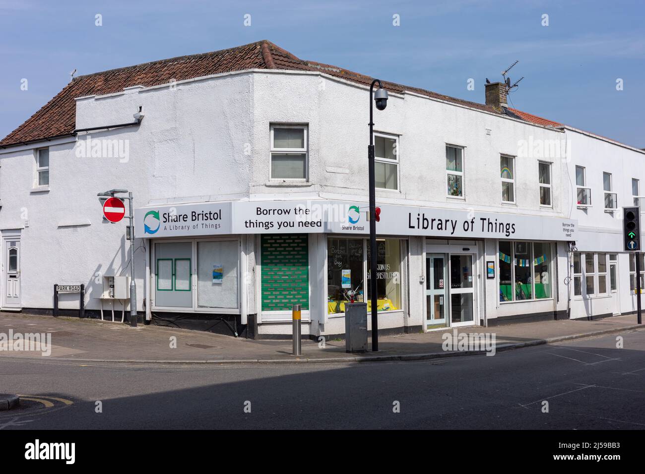 Library of Things shop, Kingswood, Bristol, UK (Apr 22 Stock Photo Alamy