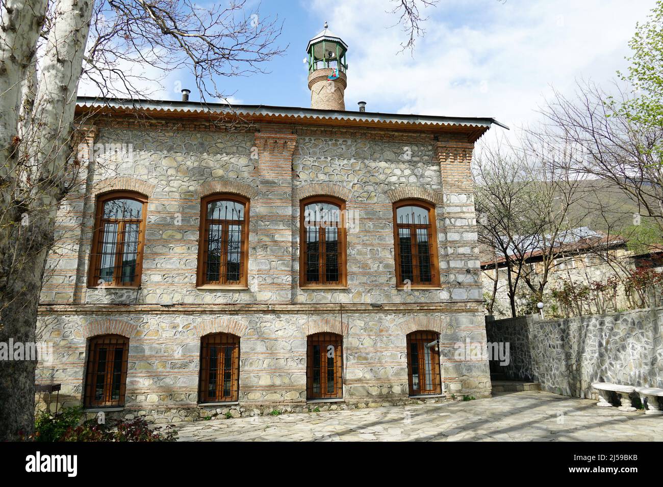 Imam Ali Mosque, İmam Əli məscidi, Shaki, Şəki, Azerbaijan, Azərbaycan, Asia Stock Photo