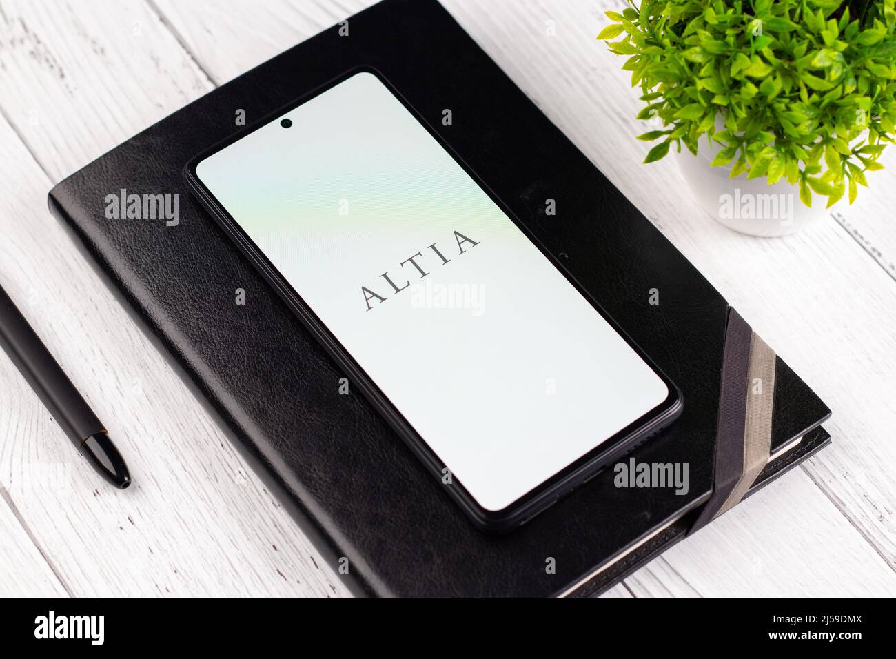 Altia logo hi-res stock photography and images - Alamy