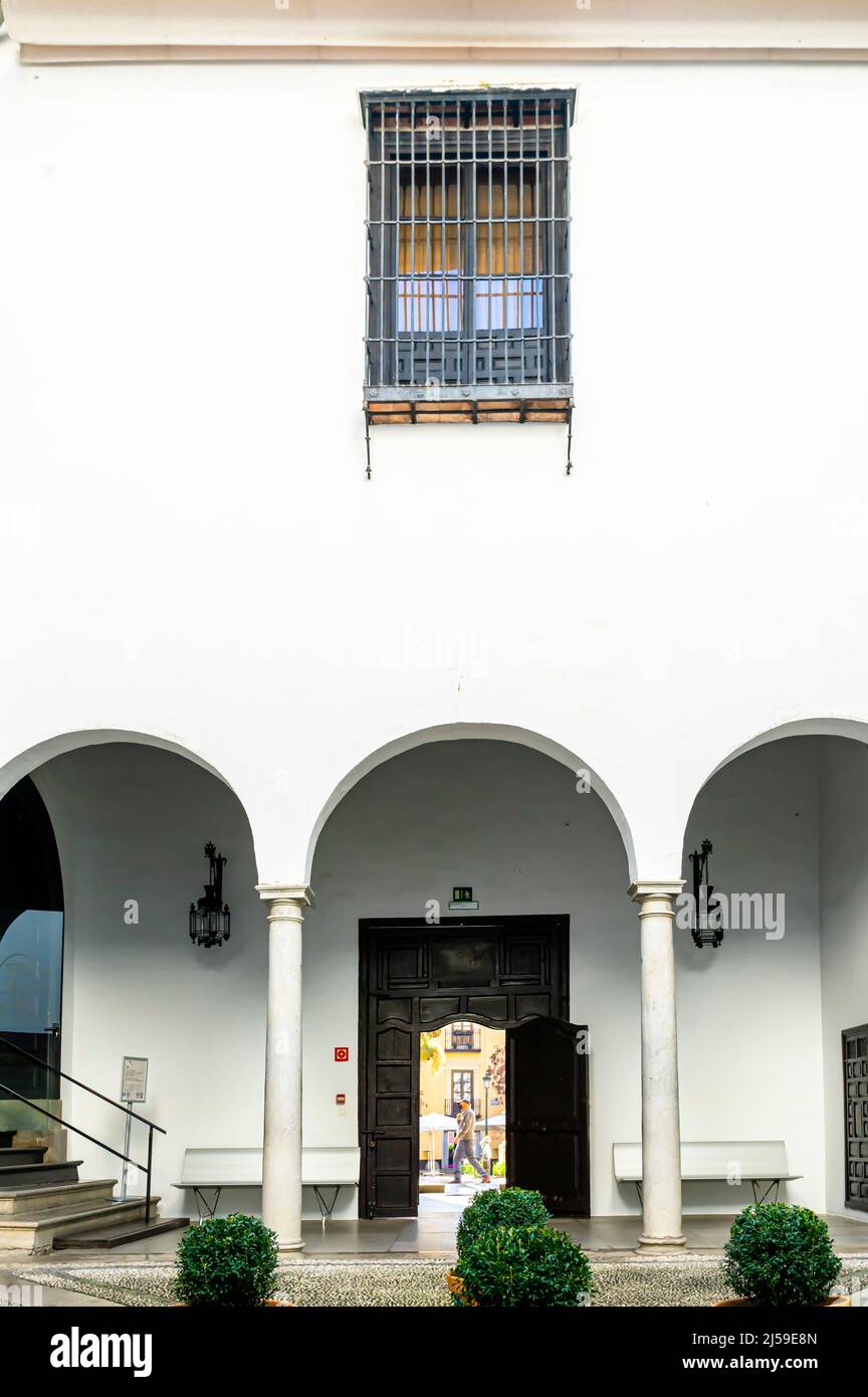Museo Casa de los Tiros - Museum House of Tiros, 16th century historic house in Granada, Andalucia, Spain Stock Photo