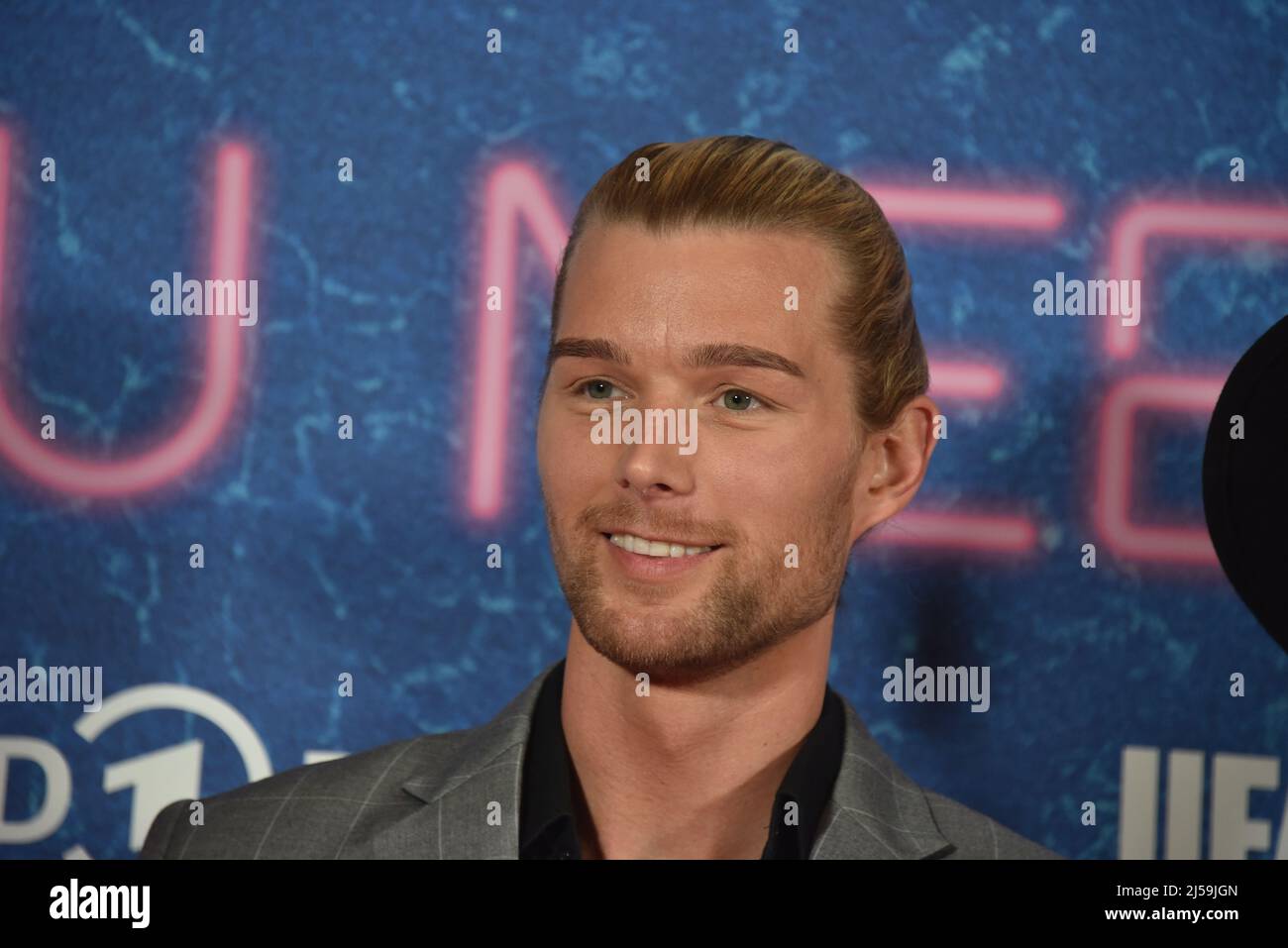 Prince Charming 2022 Start Cologne, Germany. 20th Apr, 2022. Prince Charming Kim Tränka arrives for the premiere of season 2 of the LGBTQ series ALL YOU NEED. The ARD Fiction Dramedy starts with six new episodes