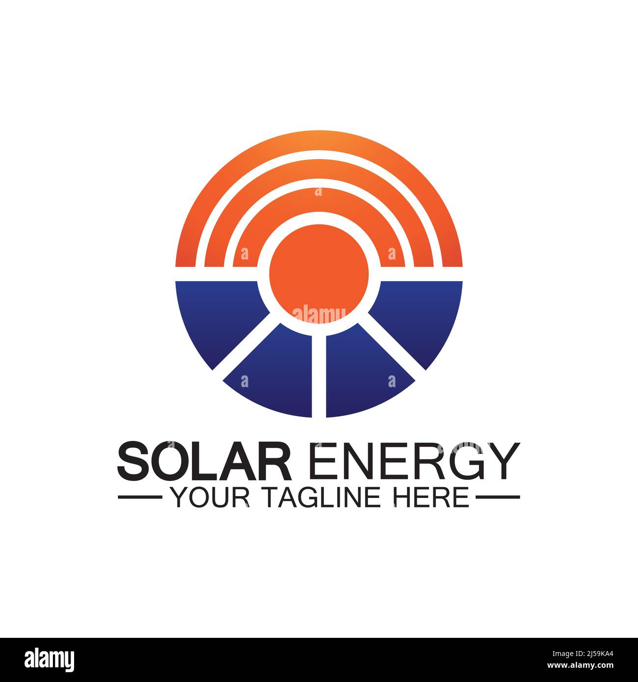 Solar Energy Logo Design Vector Template Stock Vector Image & Art - Alamy