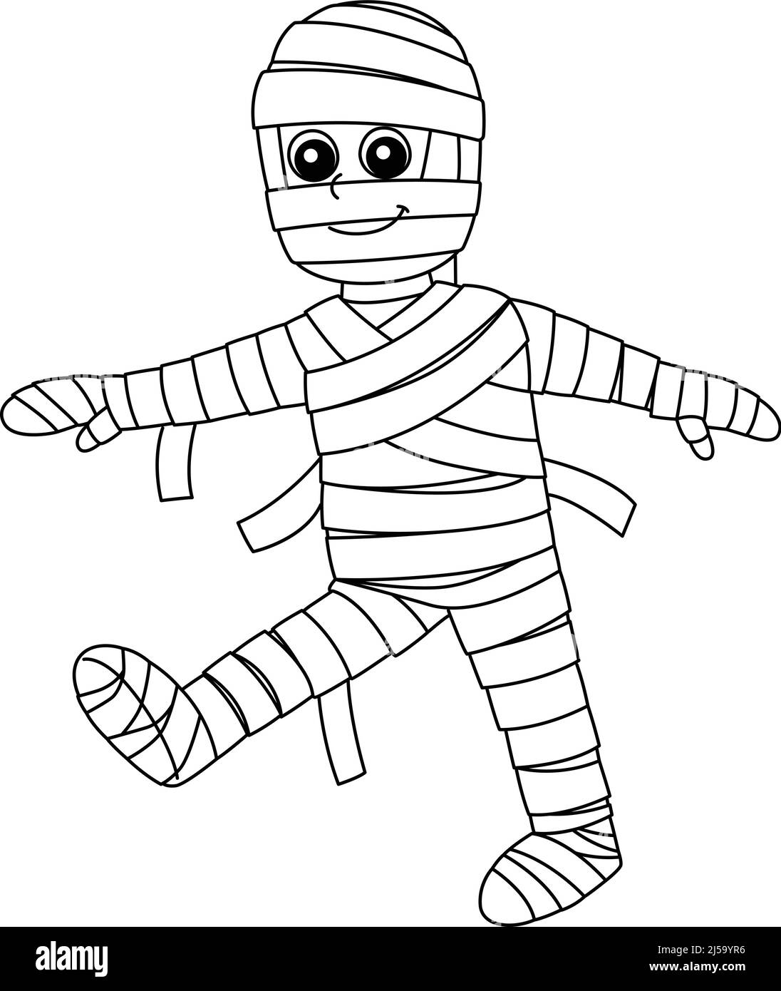 Mummy Tomb Coloring Pages