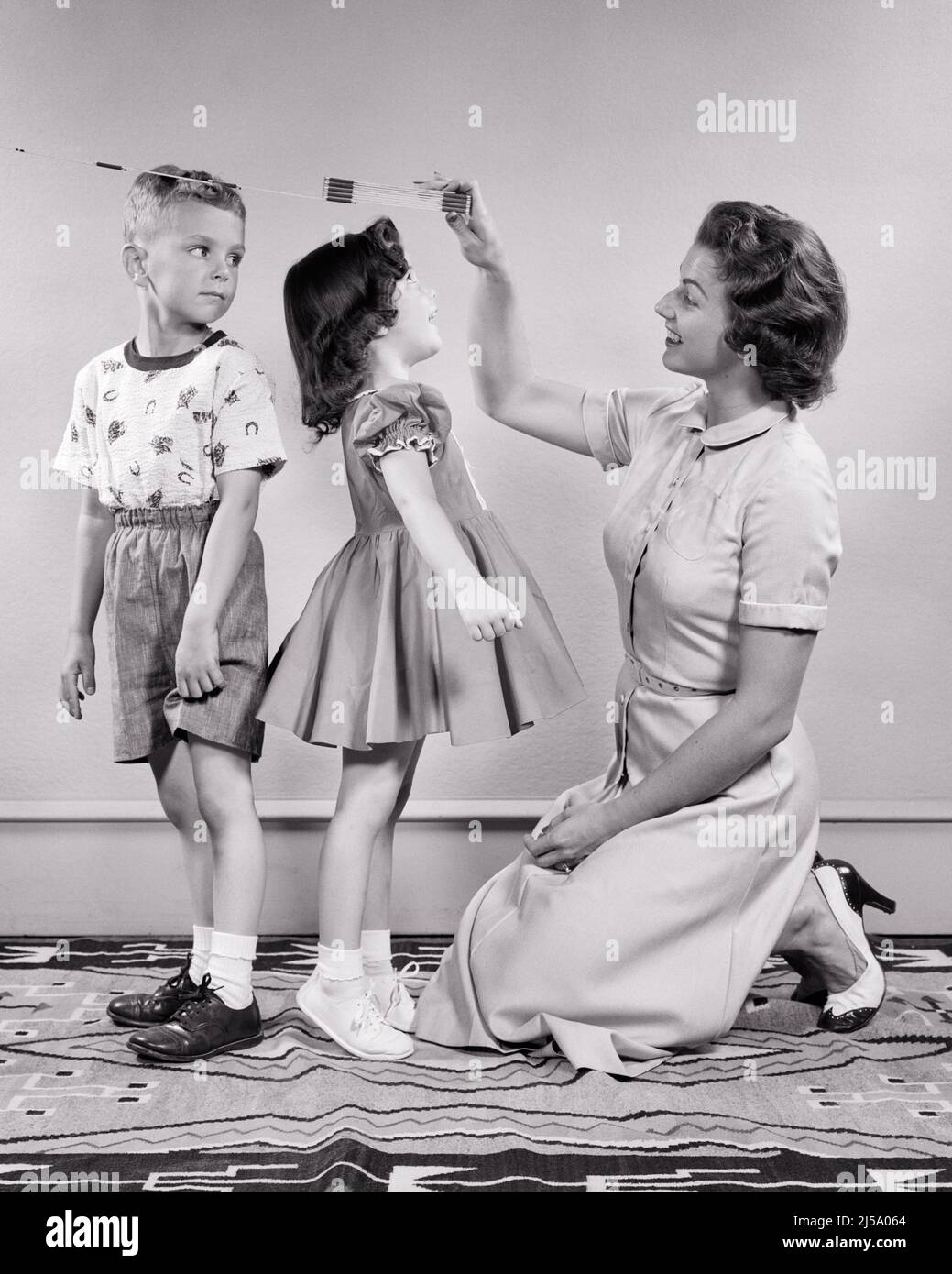 Mother And Sons 1950's High Resolution Stock Photography and Images - Alamy