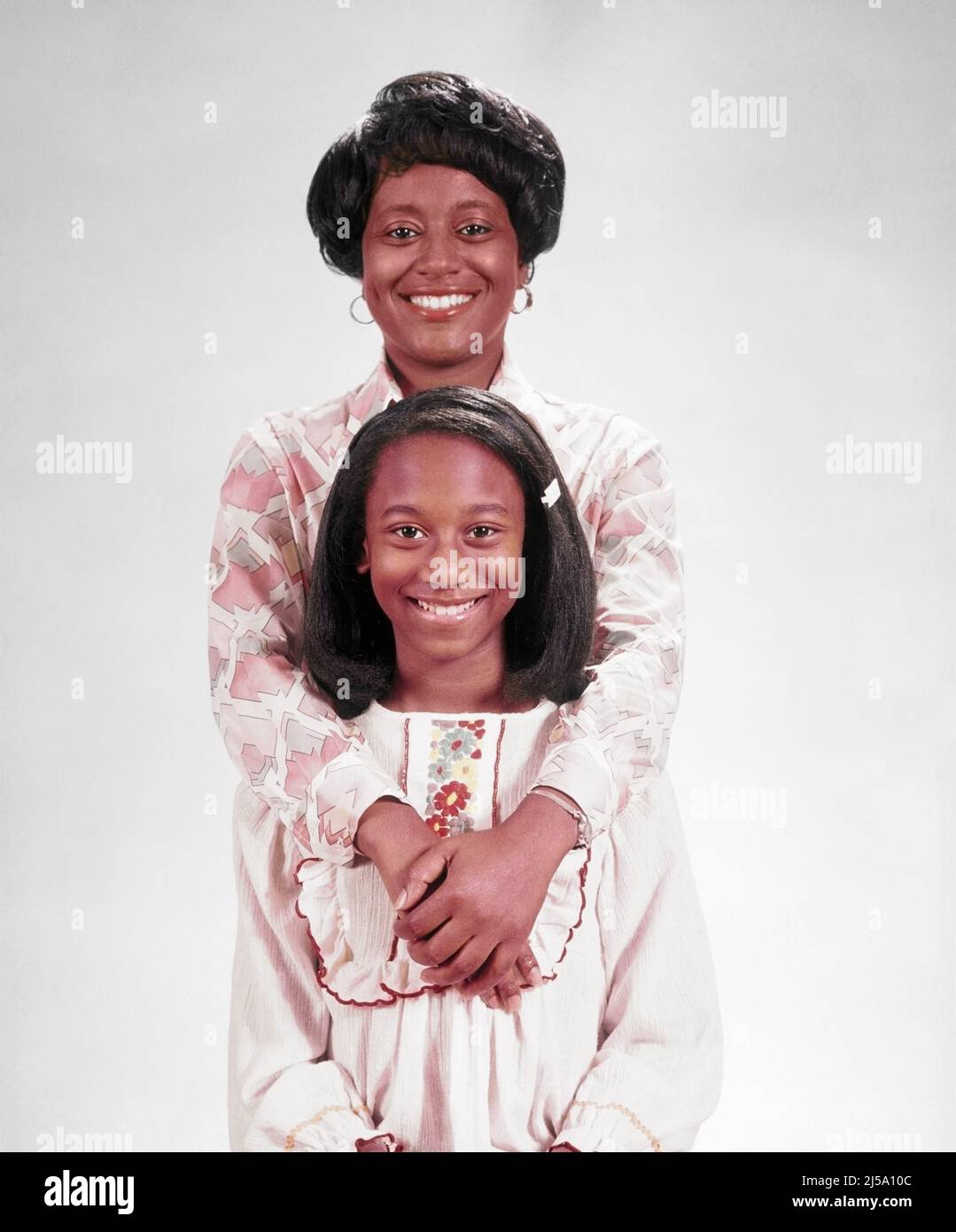 1970s african american mother daughter hi-res stock photography and ...