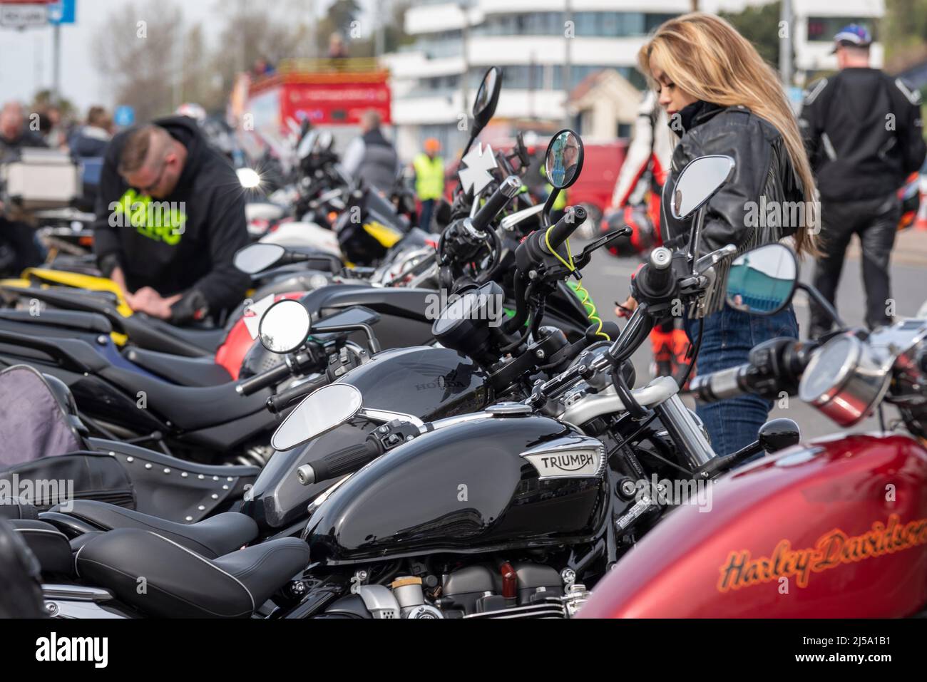 Southend Shakedown 2022 motorcycle gathering in Southend on Sea, Essex