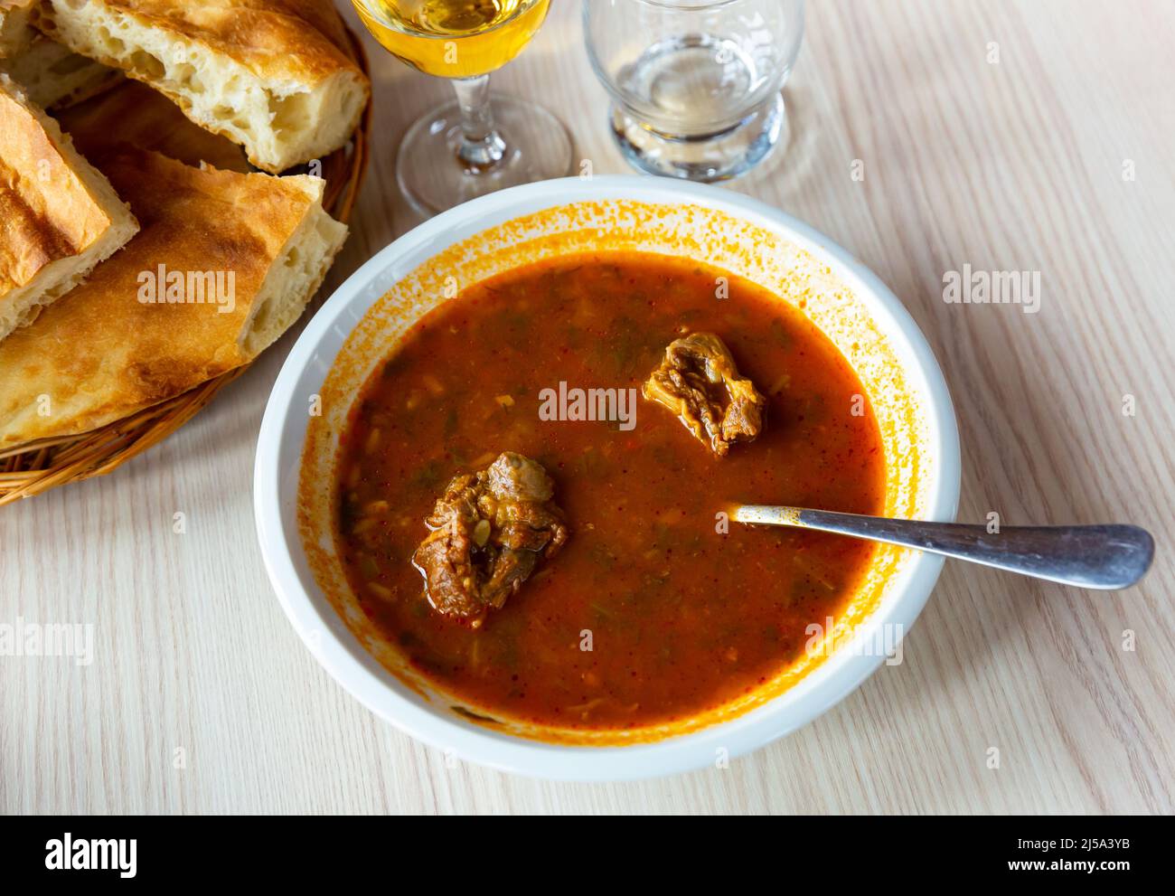 traditional soup kharcho Stock Photo Alamy