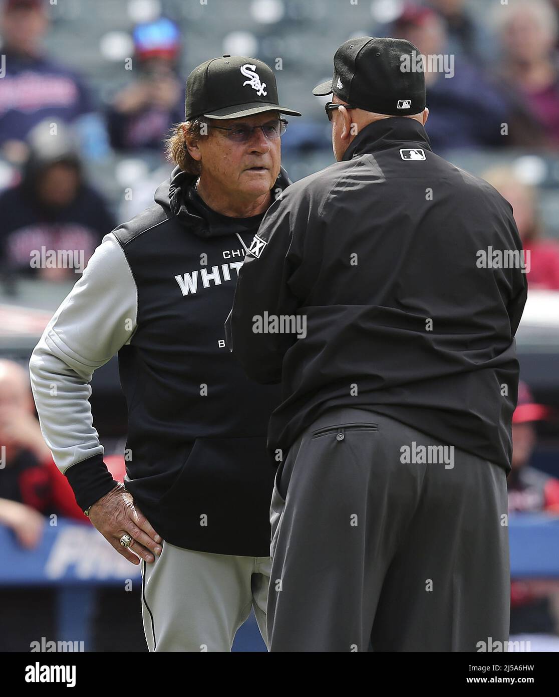 Cleveland, USA. 21st Apr, 2022. Chicago White Sox's manager Tony