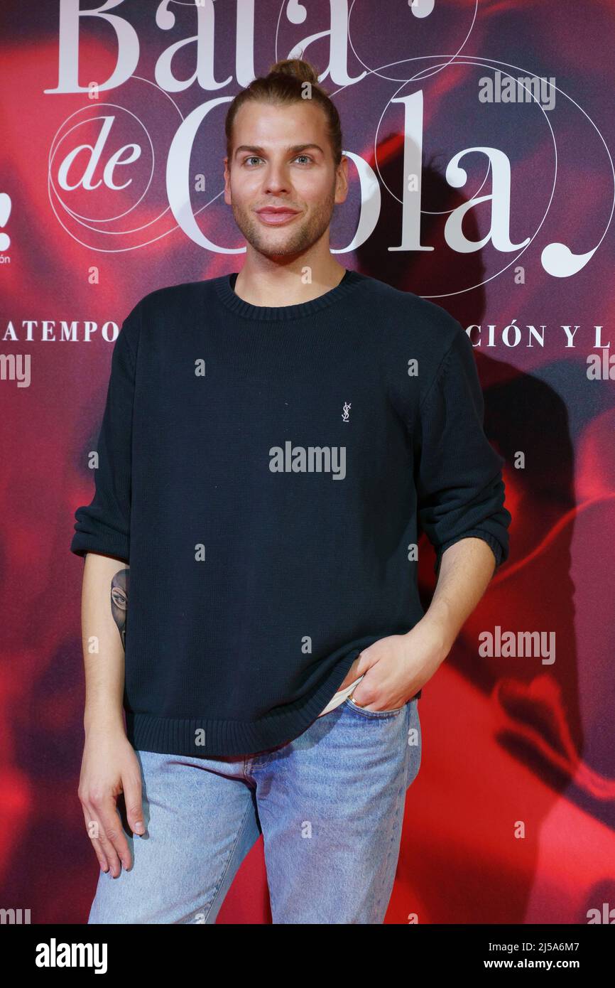 Madrid, Spain. 21st Apr, 2022. Eduardo Navarrete attends the photocall that inaugurates the Tribute to the Bata de Cola exhibition at the Carlos de Antwerp Foundation in Madrid. Credit: SOPA Images Limited/Alamy Live News Stock Photo