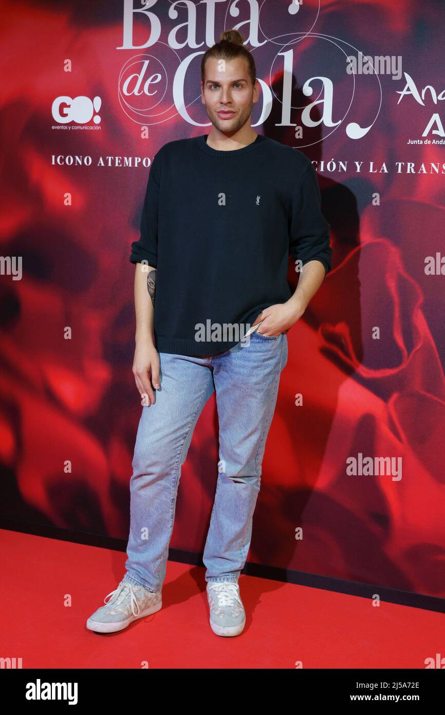 Madrid, Spain. 21st Apr, 2022. Eduardo Navarrete attends the photocall that inaugurates the Tribute to the Bata de Cola exhibition at the Carlos de Antwerp Foundation in Madrid. (Photo by Atilano Garcia/SOPA Images/Sipa USA) Credit: Sipa USA/Alamy Live News Stock Photo