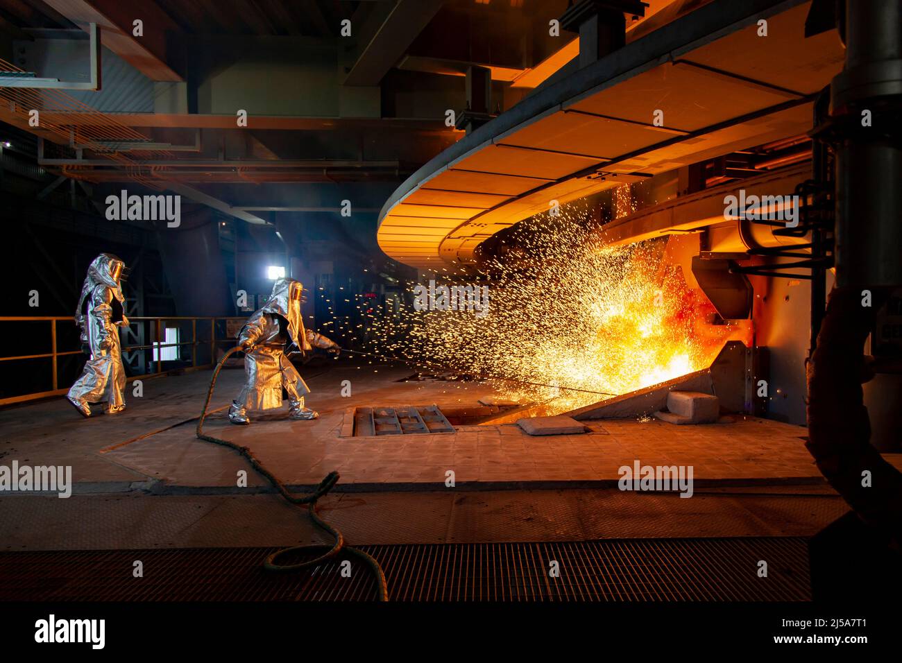 Factory Furnace Ignition (3 Stock Photo Alamy