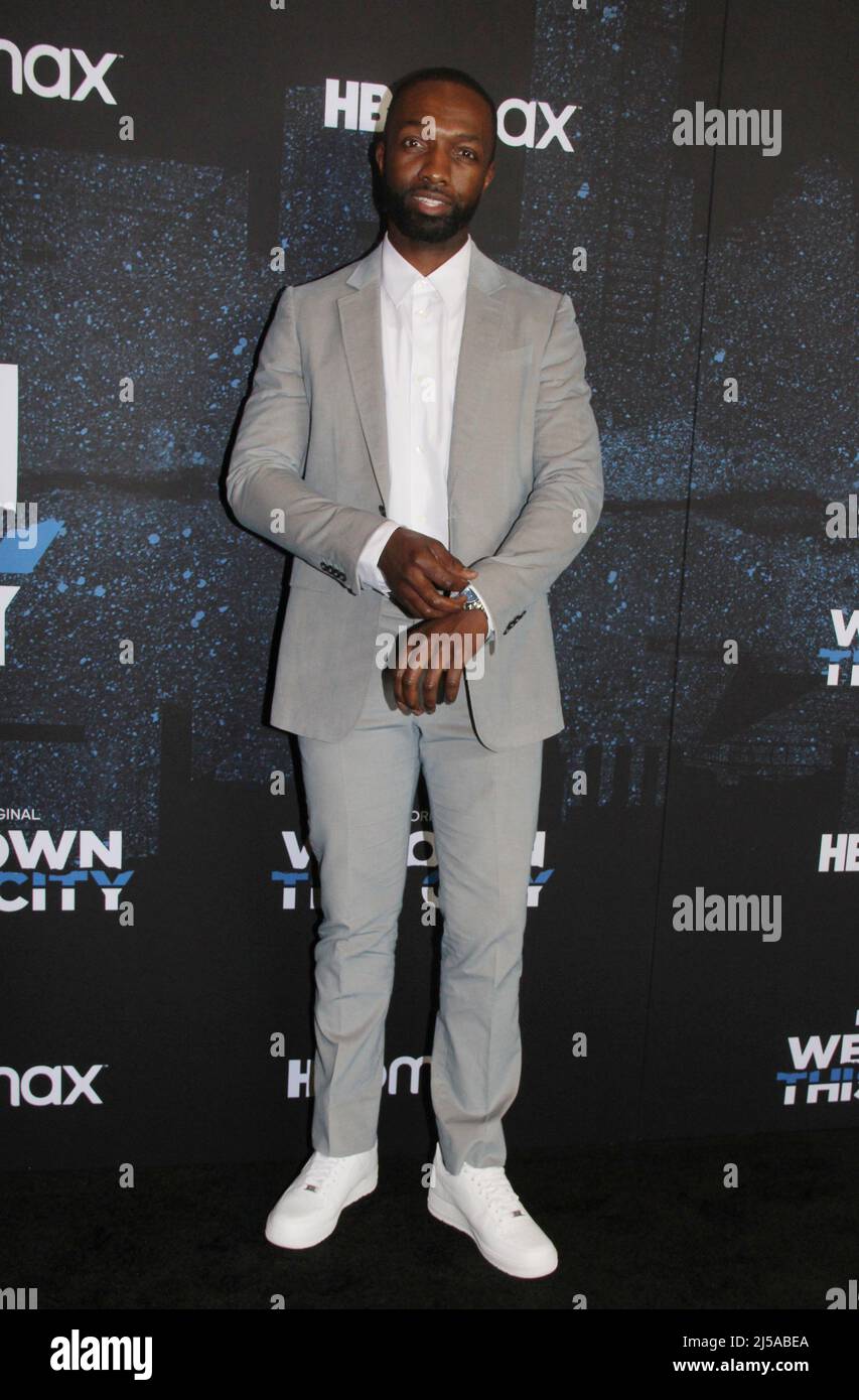 New York, NY, USA. 21st Apr, 2022. Jamie Hector at the HBO premiere of We Own This City at Times