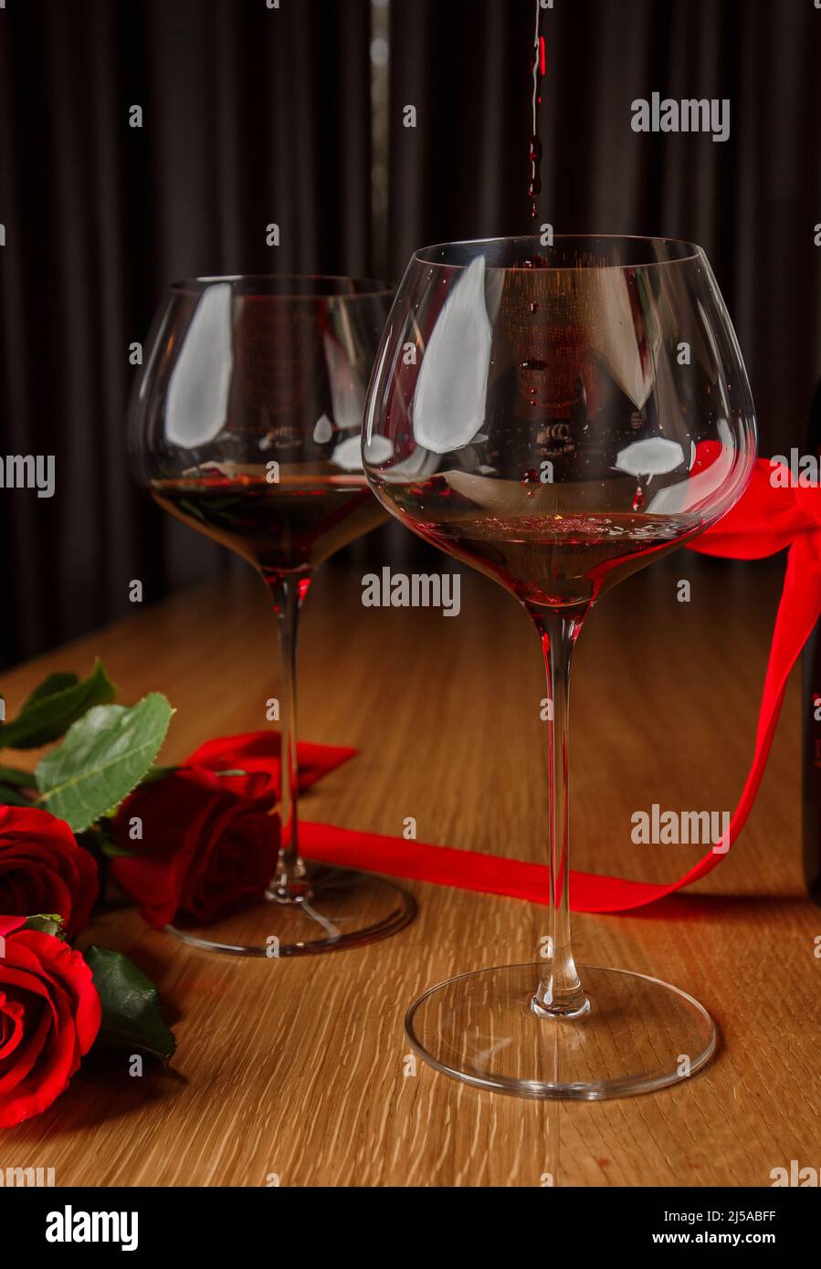 Red Wine Flower Base Stock Photo 2349978619