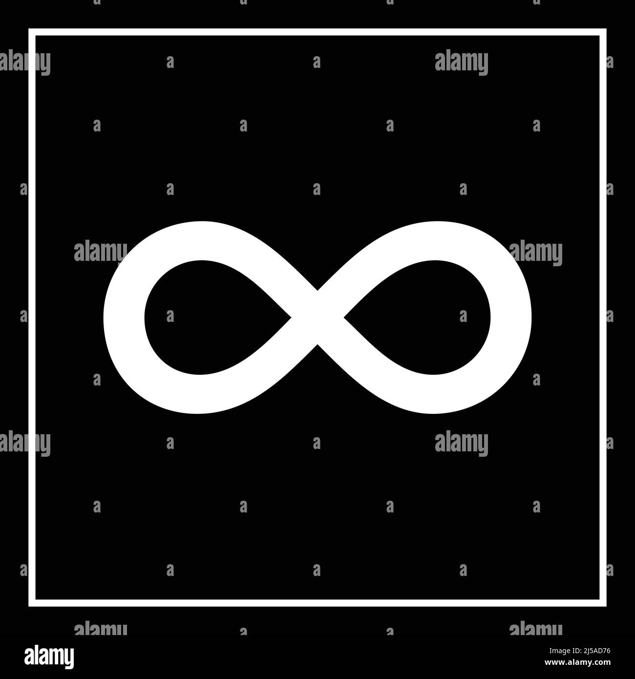Infinity Symbol vector Illustration. eps 10 Stock Vector