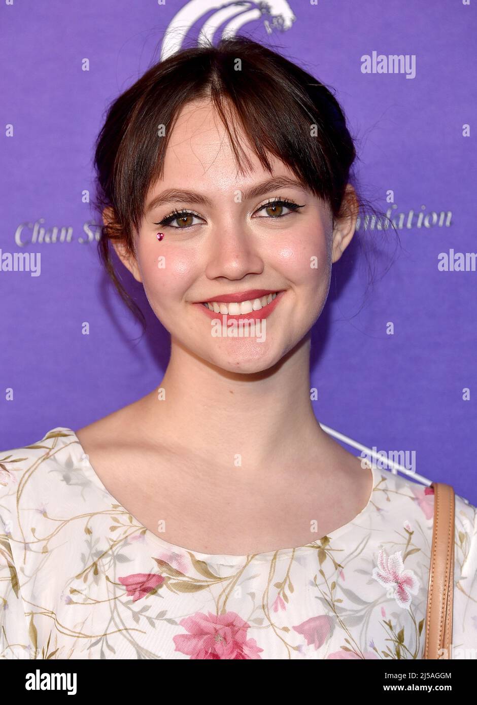 Los Angeles, USA. 21st Apr, 2022. Iris Apatow arriving at the LA Family