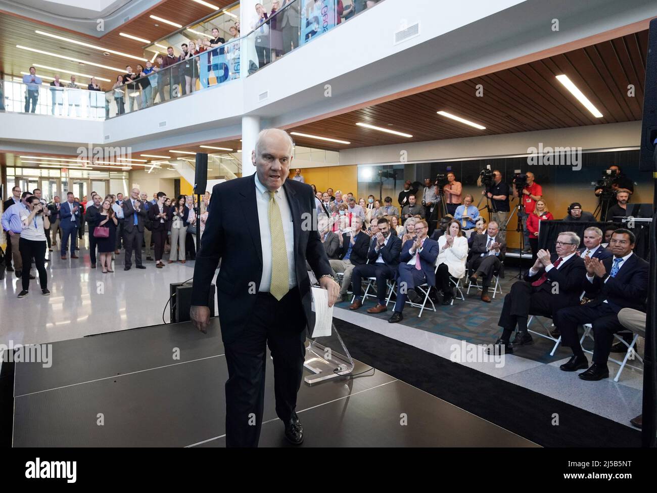 St. Louis, USA. 22nd Apr, 2022. Andy Taylor, CEO of Enterprise RentA