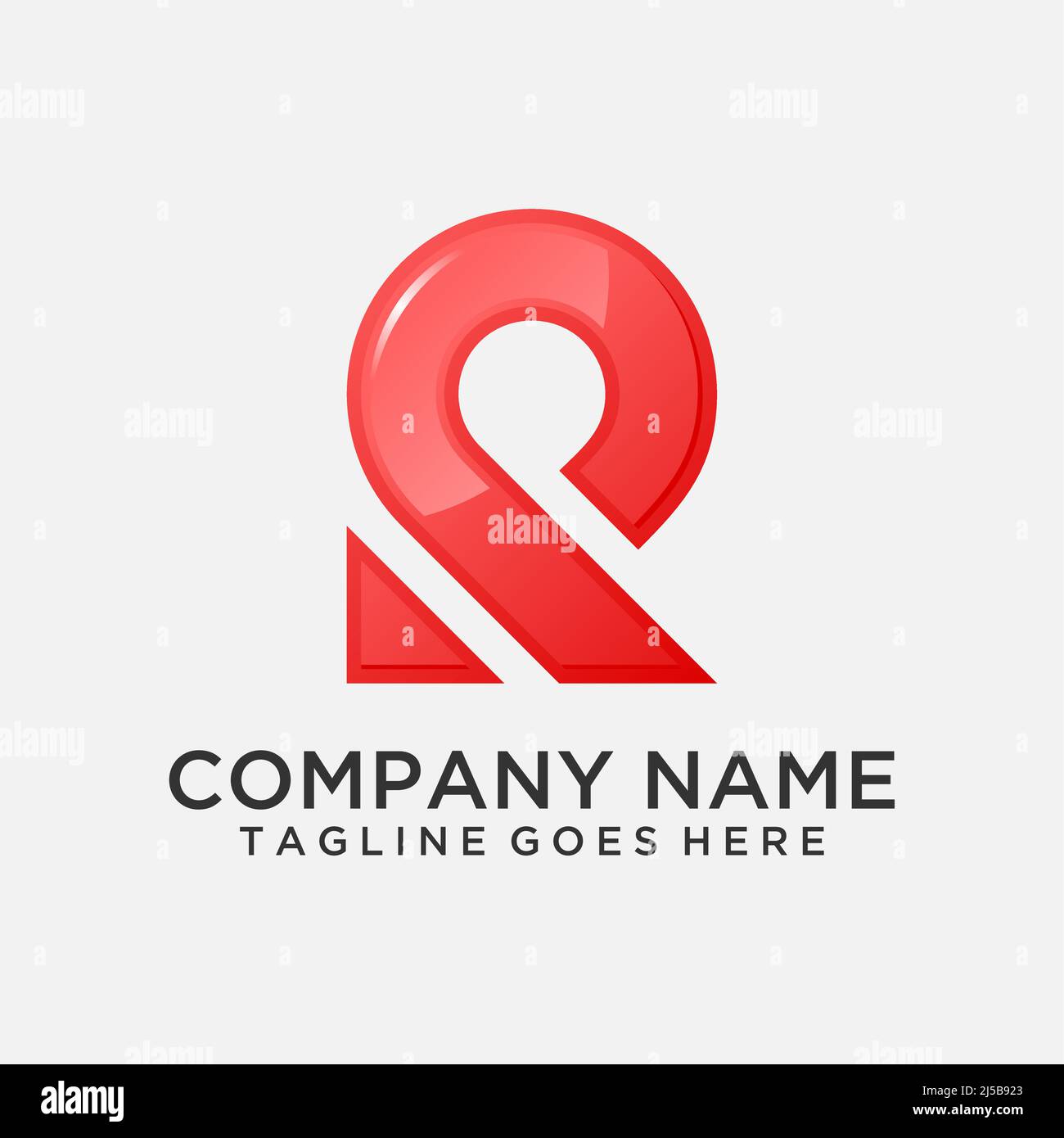 Letter R logo design Stock Vector Image & Art - Alamy