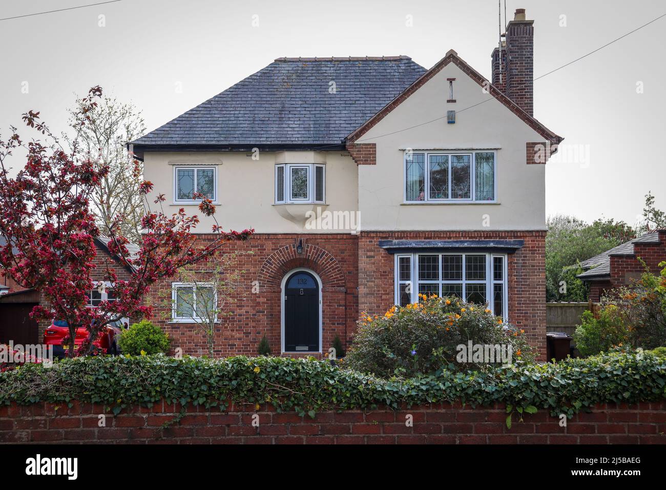 Luxury desirable detached home in Hawarden Stock Photo