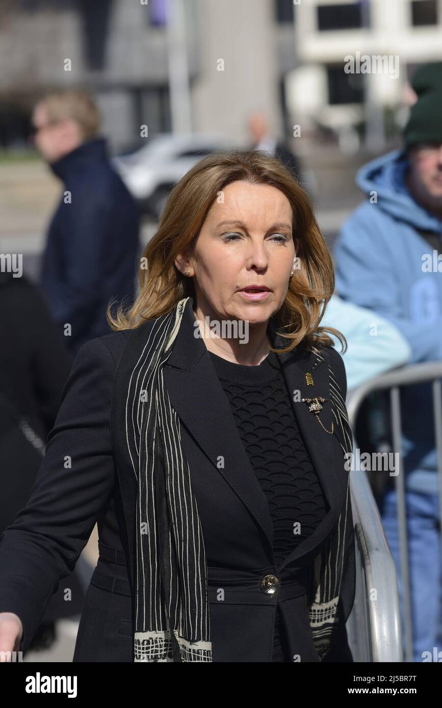 Natalie Elphicke MP (Con: Dover) attending the Memorial Service for