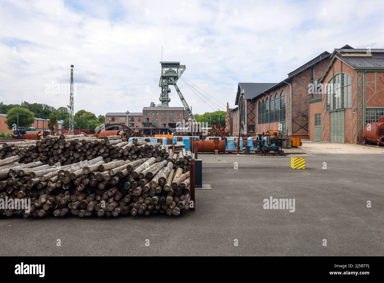 Dortmund, North Rhine-Westphalia, Germany - LWL Industrial Museum Zollern Colliery. Zollern Colliery is a disused coal mine in the northwest of the ci Stock Photo