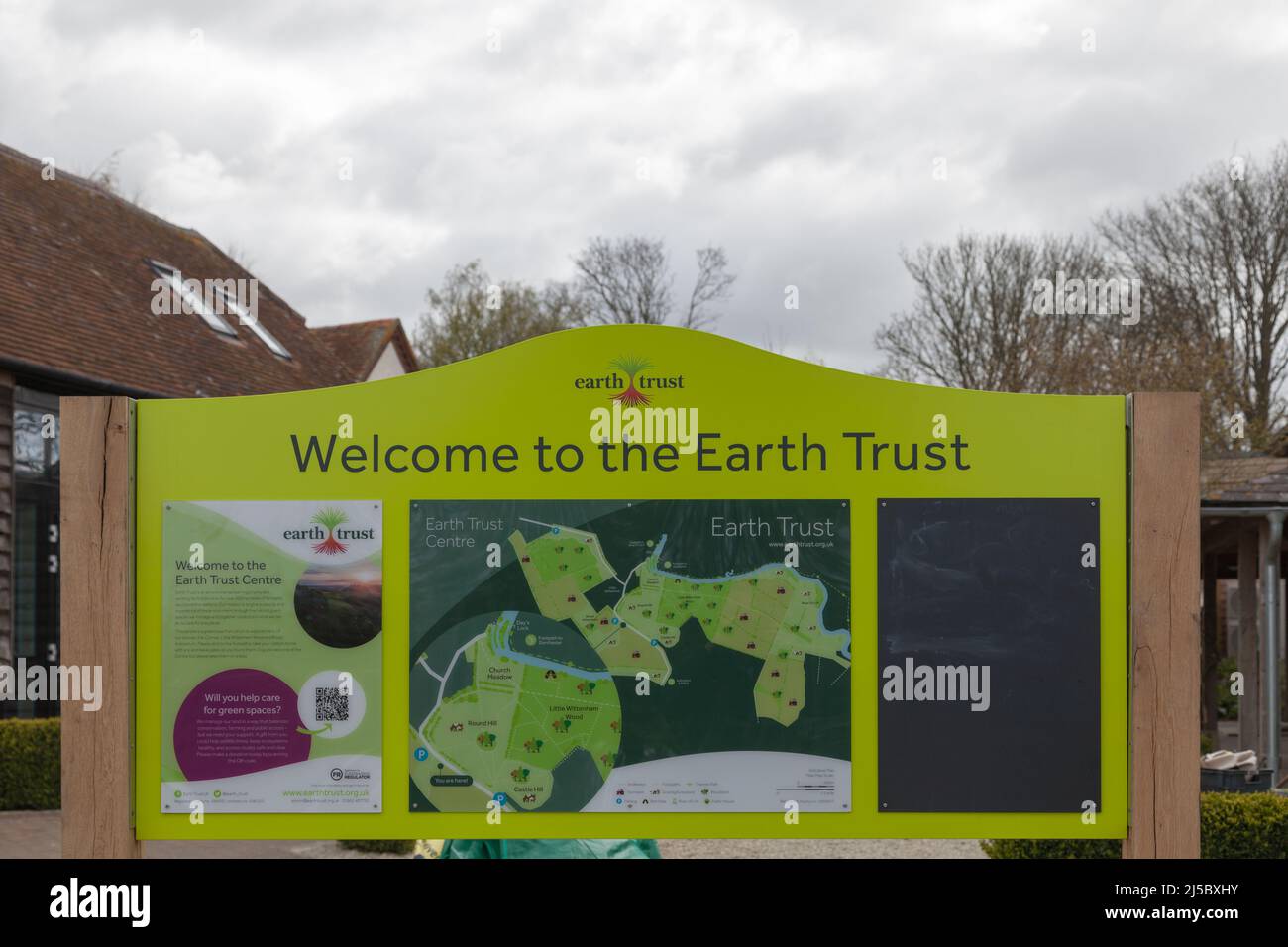 Earth Trust Wittenham clumps Oxfordshire Stock Photo