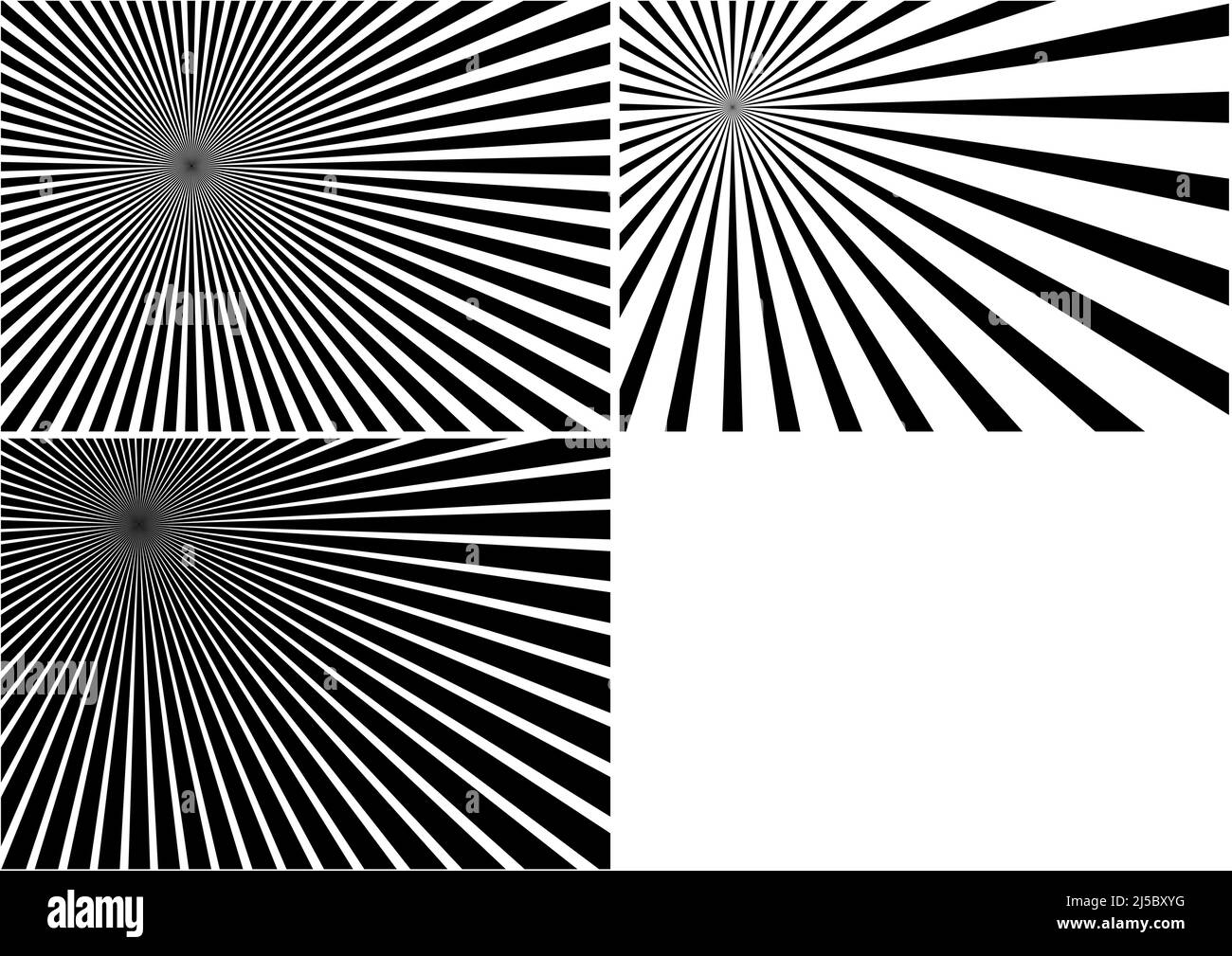 Set of Three Light Rays in Black Color Stock Vector Image & Art Alamy