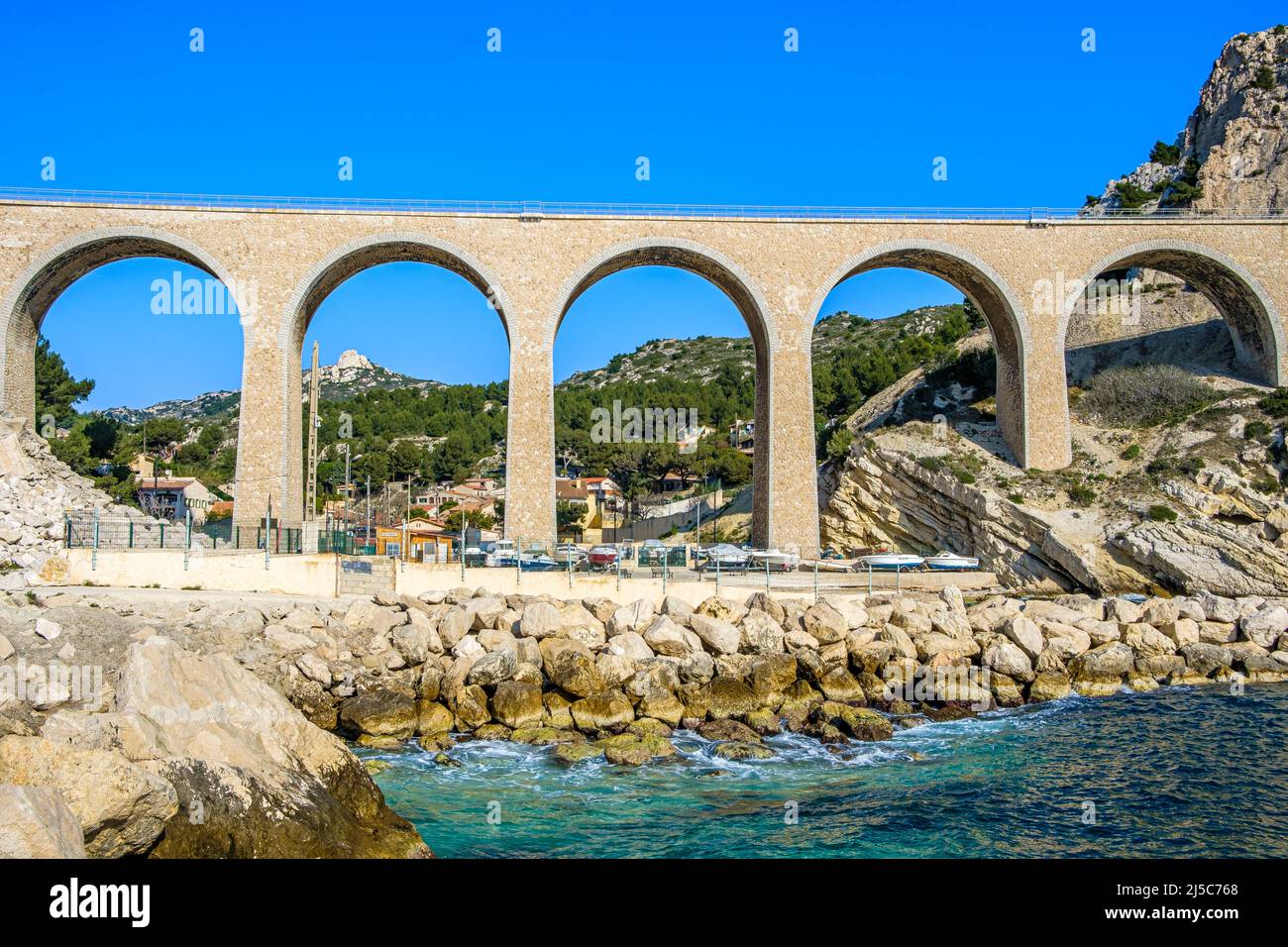 Viaduc de la Vesse Le Rove Marseille France Paca 13 Stock Photo