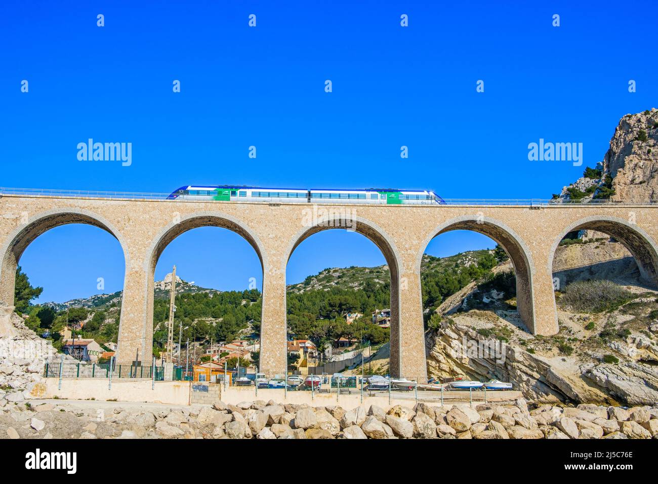 Viaduc de la Vesse Le Rove Marseille France Paca 13 Stock Photo