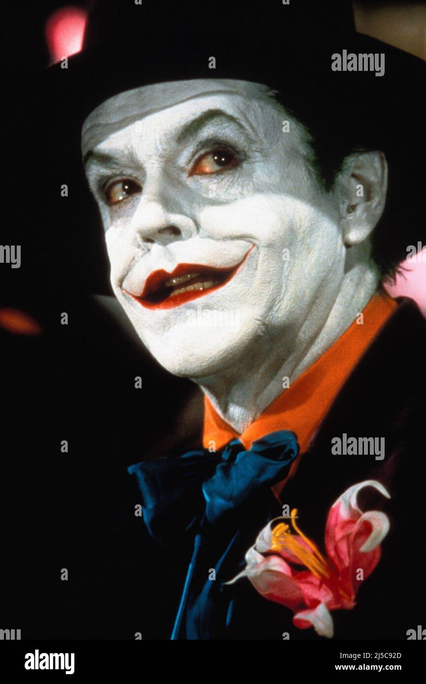JACK NICHOLSON in BATMAN (1989), directed by TIM BURTON. Credit WARNER