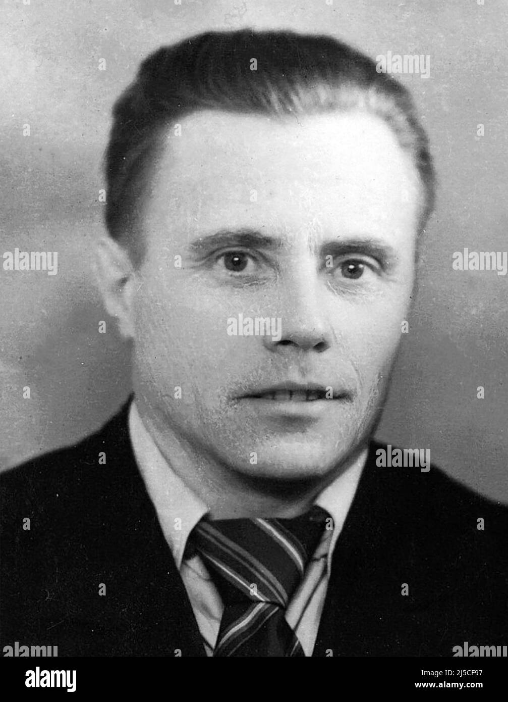 VLADIMIR SPIRIDONOVICH PUTIN, father of Vladimir Putin Stock Photo
