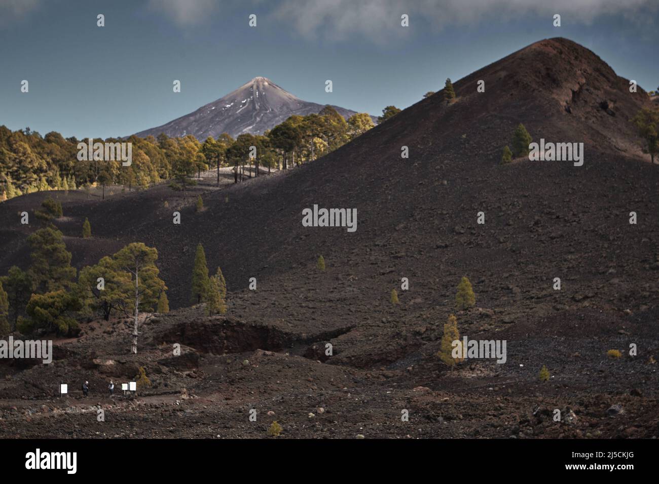 Views to the volcano El Teide | Views to the volcano El Teide [automated translation] Stock Photo