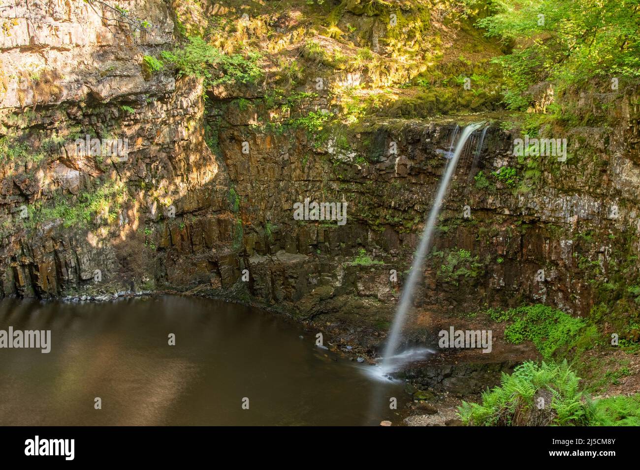 Dalcairney Falls in Ayrshire, Scotland Stock Photo