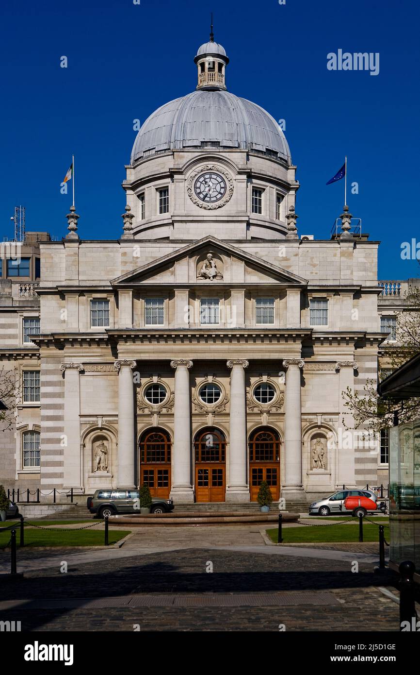 The Dail, Irish Parliament in Dublin, Ireland Stock Photo