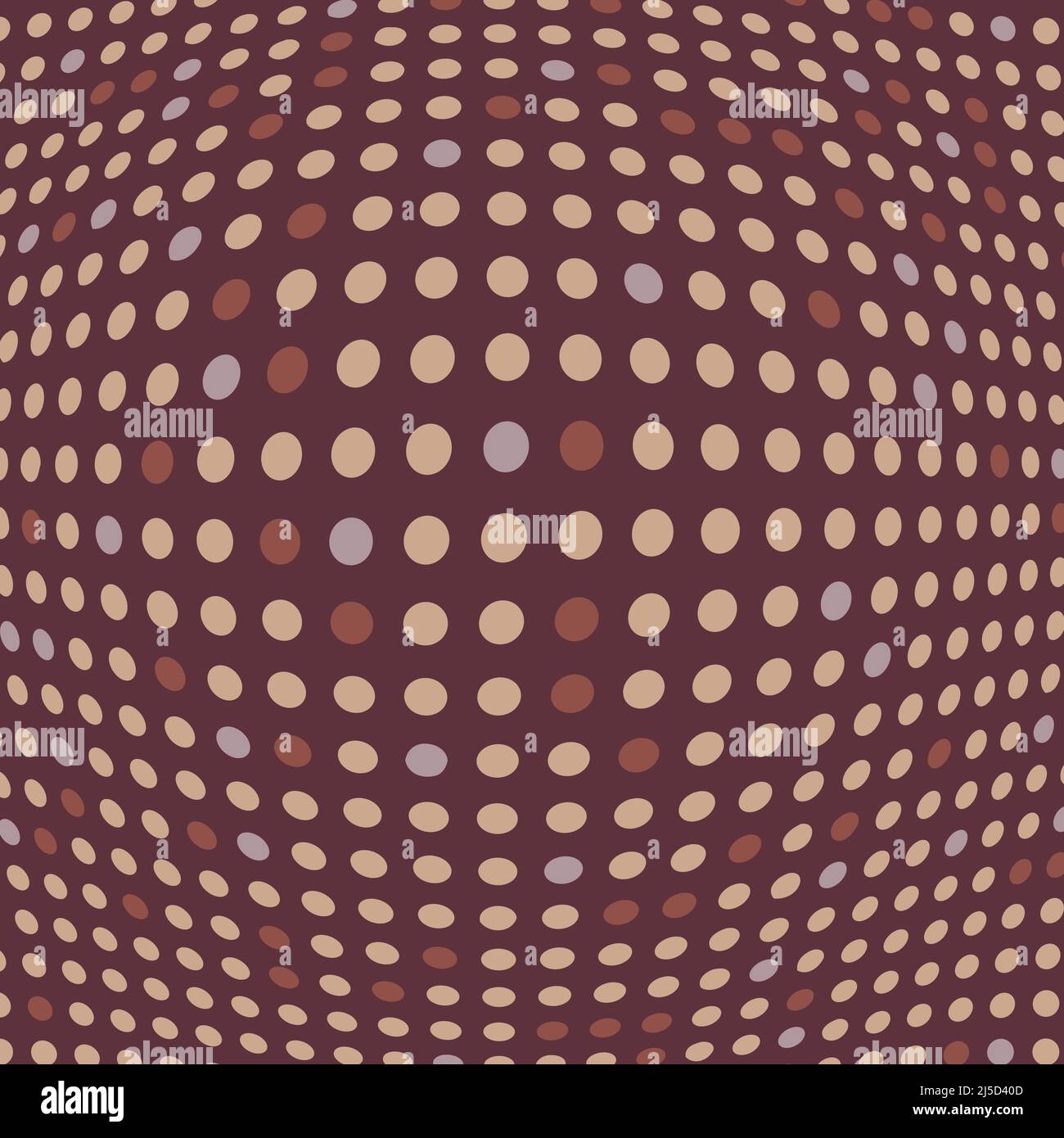 Futuristic pattern. Dotted background with 3d circle. Digital element Stock Vector