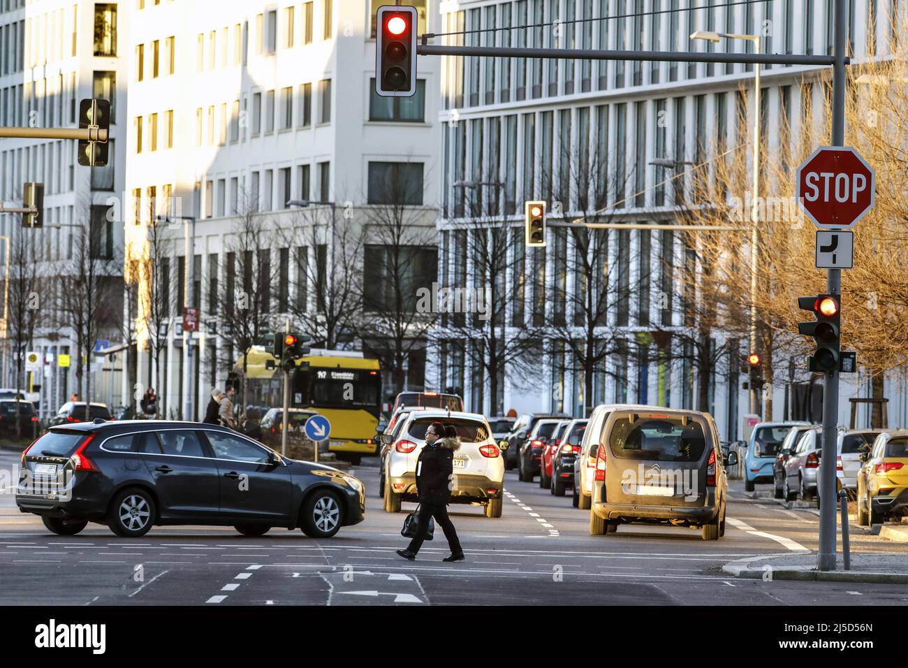 Berlin, 06.01.2022 - New development area Europacity Berlin at Heidestrasse. The Europacity project covers an area of 61 hectares. Around 3,000 apartments and office spaces will be built. [automated translation] Stock Photo