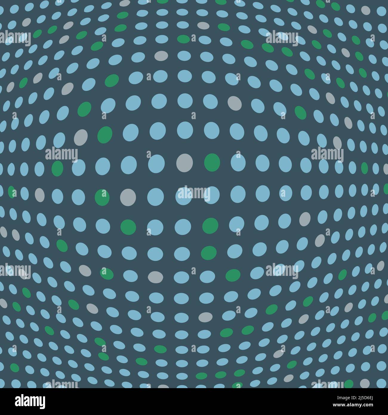 Futuristic pattern. Dotted background with 3d circle. Digital element Stock Vector