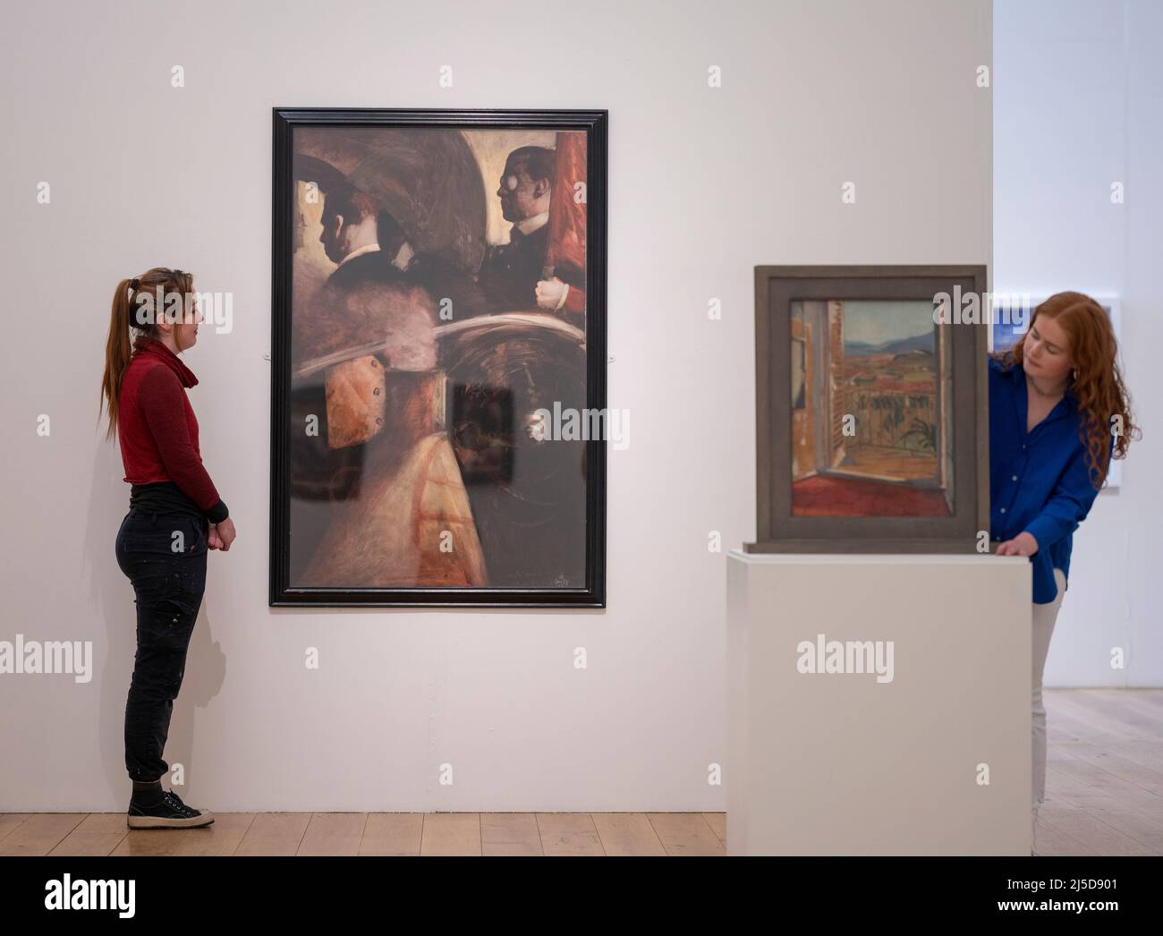 The Lightbox, Woking, UK. 22 April 2022. A Window into Scottish Art